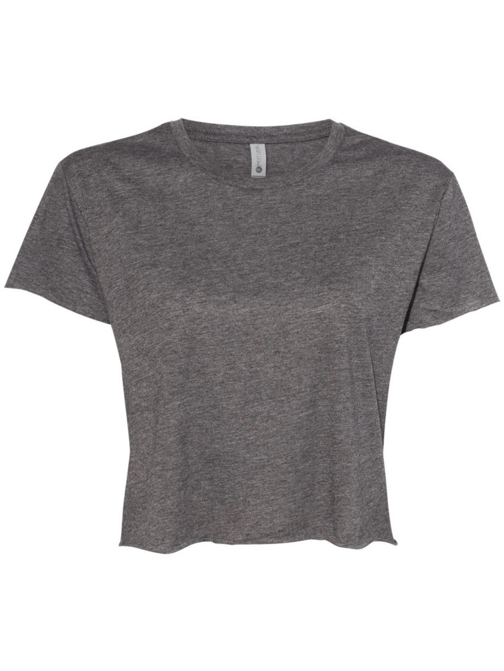 Next Level Women's Festival Crop Top - Next Level 5080, Charcoal